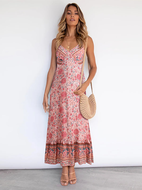 Luxury L'Affaire Bohemian Suspender Floral Dress