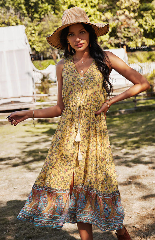 Luxury L'Affaire's Women's Leisure Resort Style Sleeveless Dress