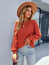 Luxury L'Affaire: Keep It Simple, Keep It Comfortable - Solid Colour Loose Fit Crewneck Sweatshirt