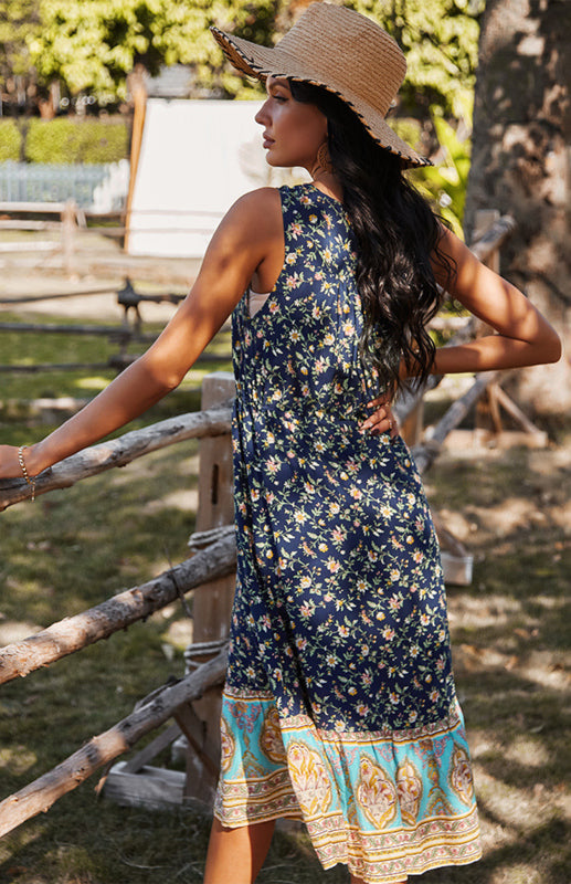 Luxury L'Affaire's Women's Leisure Resort Style Sleeveless Dress