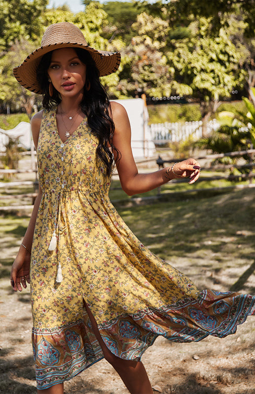 Luxury L'Affaire's Women's Leisure Resort Style Sleeveless Dress