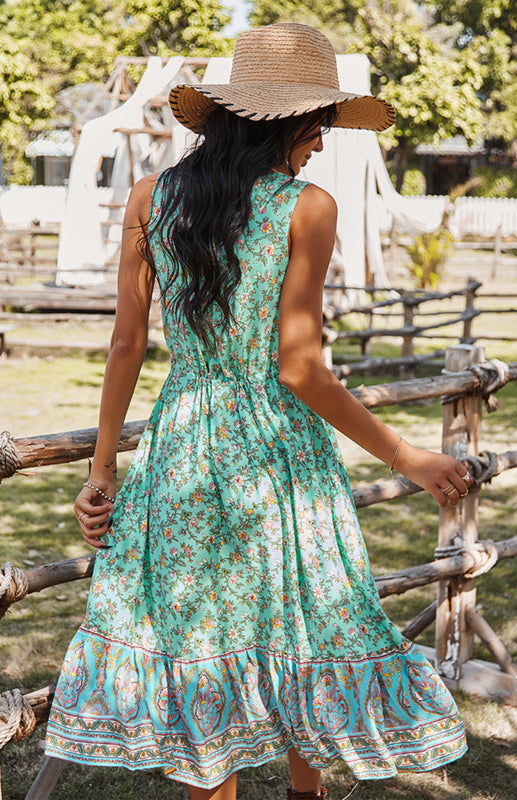 Luxury L'Affaire's Women's Leisure Resort Style Sleeveless Dress
