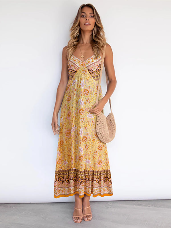 Luxury L'Affaire Bohemian Suspender Floral Dress