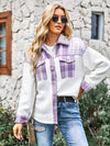 Luxury L'Affaire's Women's Casual Temperament Plaid Shirt Coat
