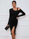 Luxury L'Affaire's Women’s Long Sleeve Off The Shoulder Neckline Dress