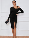 Luxury L'Affaire's Women’s Long Sleeve Off The Shoulder Neckline Dress