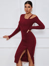 Luxury L'Affaire's Women’s Long Sleeve Off The Shoulder Neckline Dress
