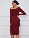 Luxury L'Affaire's Women’s Long Sleeve Off The Shoulder Neckline Dress