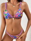 Luxury L'Affaire Women's Bright Print Triangle Bikini Set