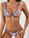 Luxury L'Affaire Women's Bright Print Triangle Bikini Set