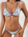 Luxury L'Affaire Women's Bright Print Triangle Bikini Set