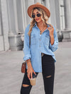 Luxury L'Affaire's Light-Colored Thin Denim Long-Sleeved Shirt