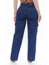 Luxury L'Affaire Women's Relaxed Cargo Jeans