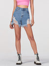 Luxury L'Affaire's Women's Ripped High Waist Fray Hem Denim Shorts