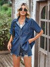 Luxury L'Affaire's Women's Denim Button-up Shirt