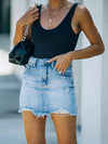 Luxury L'Affaire's Women's New Casual Ripped Denim Skirt