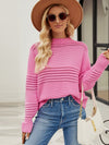 Luxury L'Affaire's Pullover Sweater Striped Women's Knitwear