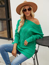 Luxury L'Affaire's Solid Color Button Rope Knit Loose Pullover Sweater