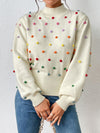 Luxury L'Affaire's Women's Colour Beaded Women's Knitwear Women's Fashion Sweater