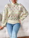 Luxury L'Affaire's Women's Colour Beaded Women's Knitwear Women's Fashion Sweater