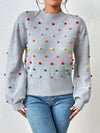 Luxury L'Affaire's Women's Colour Beaded Women's Knitwear Women's Fashion Sweater