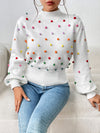 Luxury L'Affaire's Women's Colour Beaded Women's Knitwear Women's Fashion Sweater