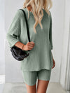 Luxury L'Affaire: Elevate Your Style - New Elegant, Fashionable and Casual Round Neck Mid-Sleeve Suit