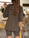 Luxury L'Affaire: Elevate Your Style - New Fashionable V-Neck Top and Shorts Suit