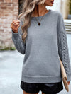 Luxury L'Affaire Embrace Comfort and Style - New Casual Round Neck Long Sleeve Knitted Sweater