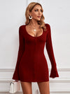 Luxury L'Affaire Keep Warm, Stay Stylish - Solid Colour Keep Me Cosy Sweater Mini Dress