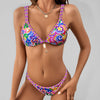 Luxury L'Affaire Women's Bright Print Triangle Bikini Set