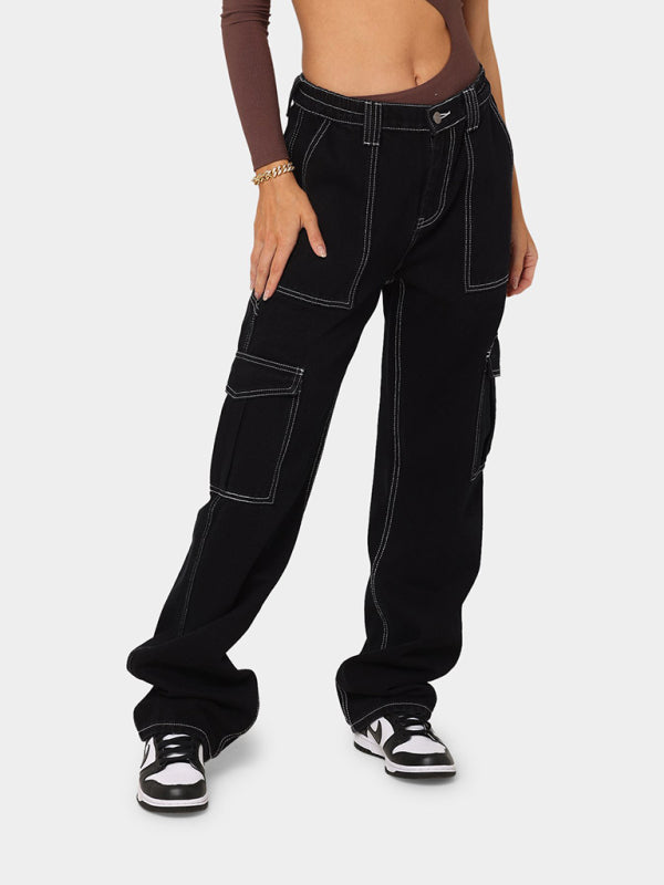 Women's Relaxed Cargo Jeans