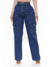 Luxury L'Affaire Women's Relaxed Cargo Jeans