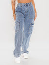 Luxury L'Affaire Women's Relaxed Cargo Jeans