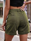 Luxury L'Affaire Women's Patch Pocket Elastic Waist Shorts