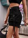 Luxury L'Affaire Women's Patch Pocket Elastic Waist Shorts
