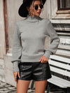 Luxury L'Affaire's Pullover Women's Knit Turtleneck Beaded Sweater