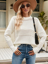 Luxury L'Affaire's Pullover Sweater Striped Women's Knitwear