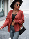 Luxury L'Affaire Women's V-neck Button Solid Colour Knitted Cardigan Women's Coat Sweater