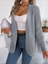 Luxury L'Affaire Casual Pocket Long Sleeve Knitted Cardigan Jacket