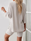 Luxury L'Affaire: Elevate Your Style - New Elegant, Fashionable and Casual Round Neck Mid-Sleeve Suit