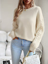 Luxury L'Affaire Embrace Comfort and Style - New Casual Round Neck Long Sleeve Knitted Sweater